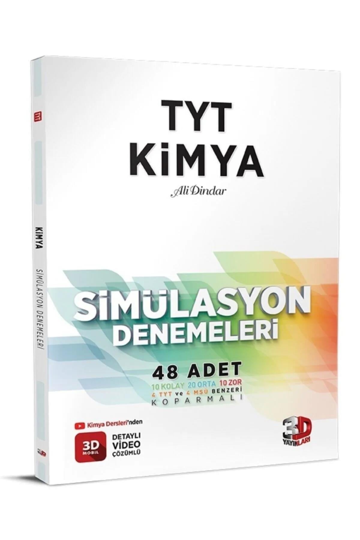 3D Yayınları Tyt Sım. Kimya Denemeleri3D Yayınları Tyt Sım. Kimya Denemeleri - Kirtasiyem.netTYT
