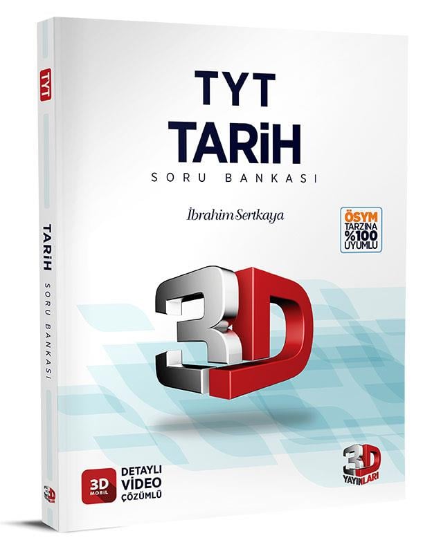 3D Yayınları Tyt Tarih Soru Bankası3D Yayınları Tyt Tarih Soru Bankası - Kirtasiyem.netTYT