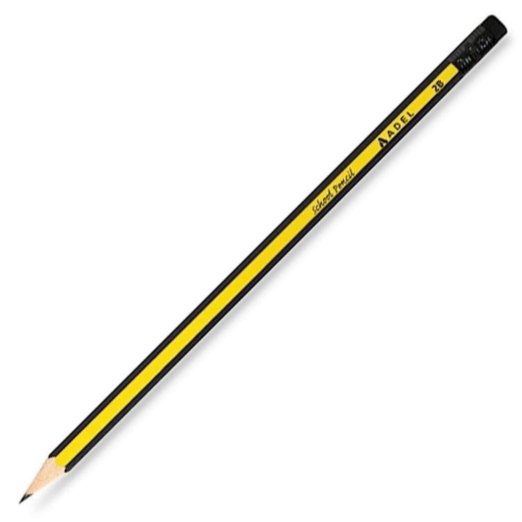 Adel Silgili Okul Kalemi School Pencil 2B Yl  (1 ADET)Adel Silgili Okul Kalemi School Pencil 2B Yl - Kirtasiyem.netKurşun Kalemler