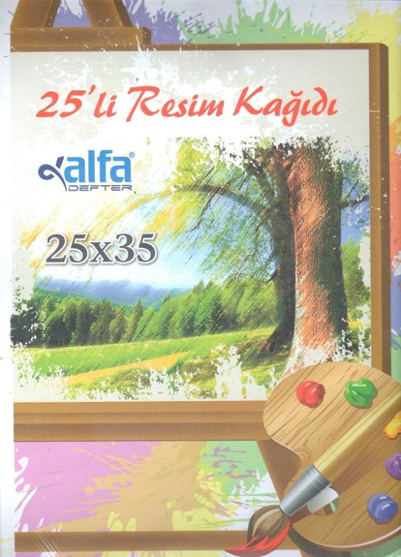 Alfa Resim Kağıdı 25x35 *25Alfa Resim Kağıdı 25x35 *25 - Kirtasiyem.netResim Kağıtları