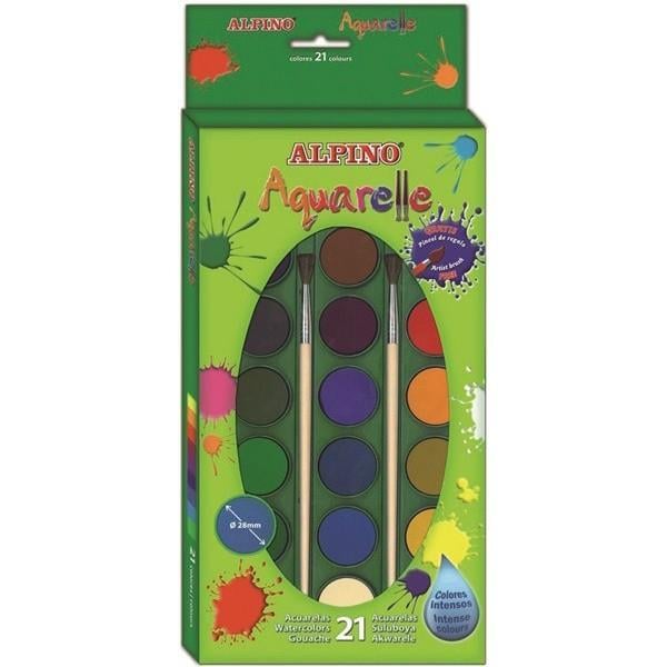Alpino Suluboya Aq-02  21 LiAlpino Aq-02 Suluboya 21 Li - Kırtasiyem.netSulu Boyalar