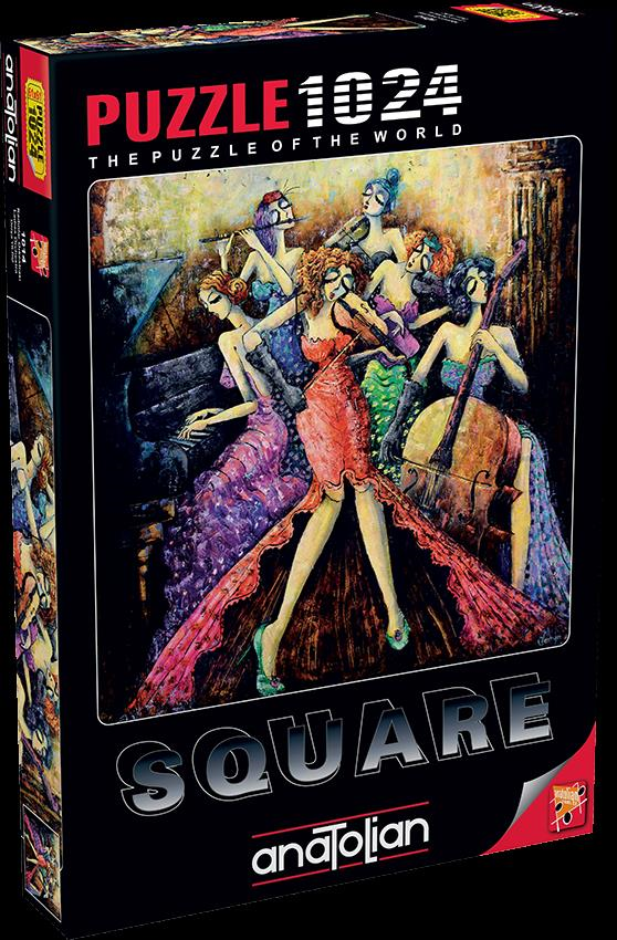 Anatolian Puzzle Kadınlar Orkestrası Neon 1024 Parça 1014
