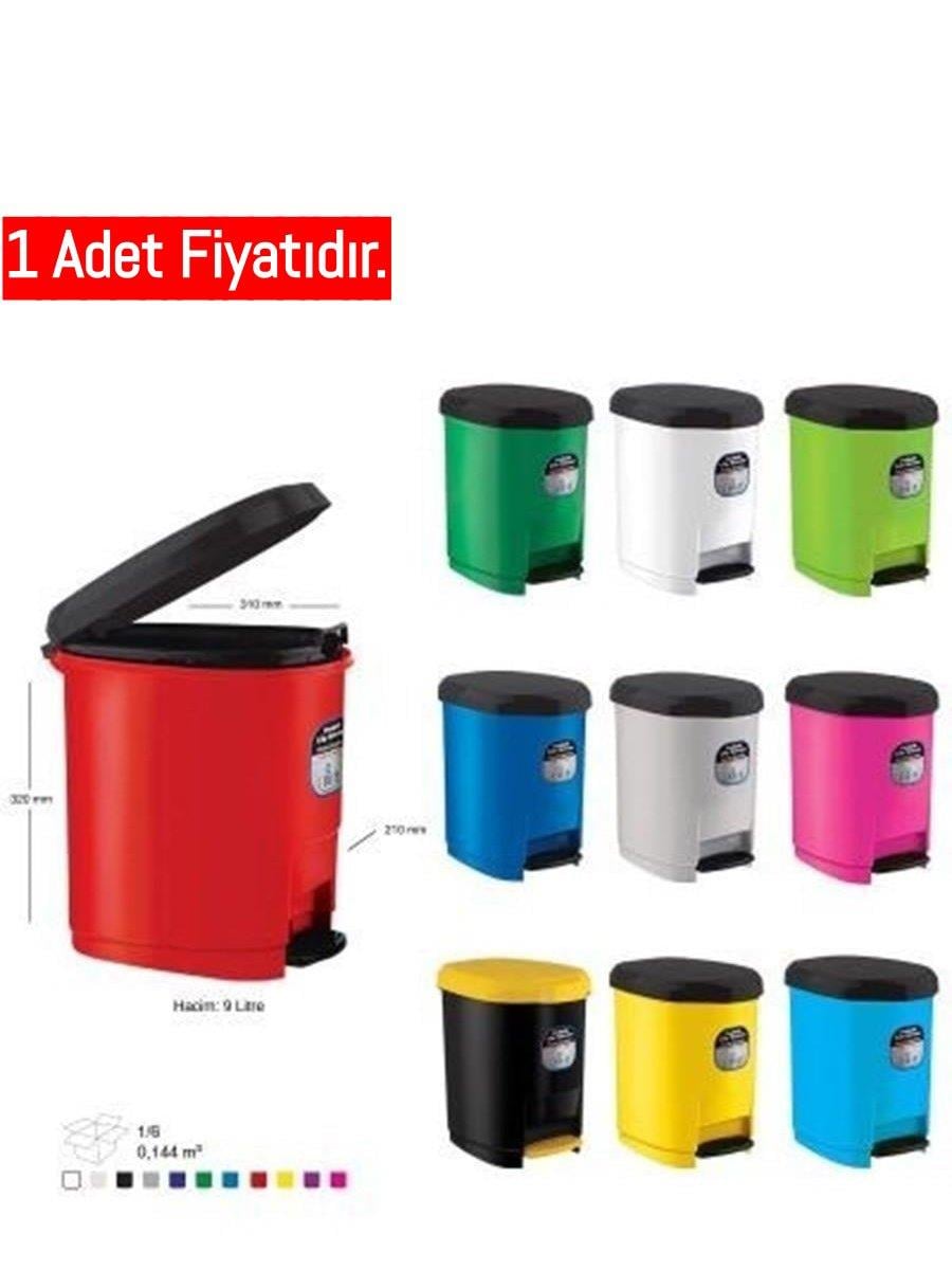 ARK Plastik Pedallı Çöp Kovası 9 Lt 1380 (1 Adet)ARK Plastik Pedallı Çöp Kovası 9 Lt 1380 - Kirtasiyem.netÇöp Kovaları