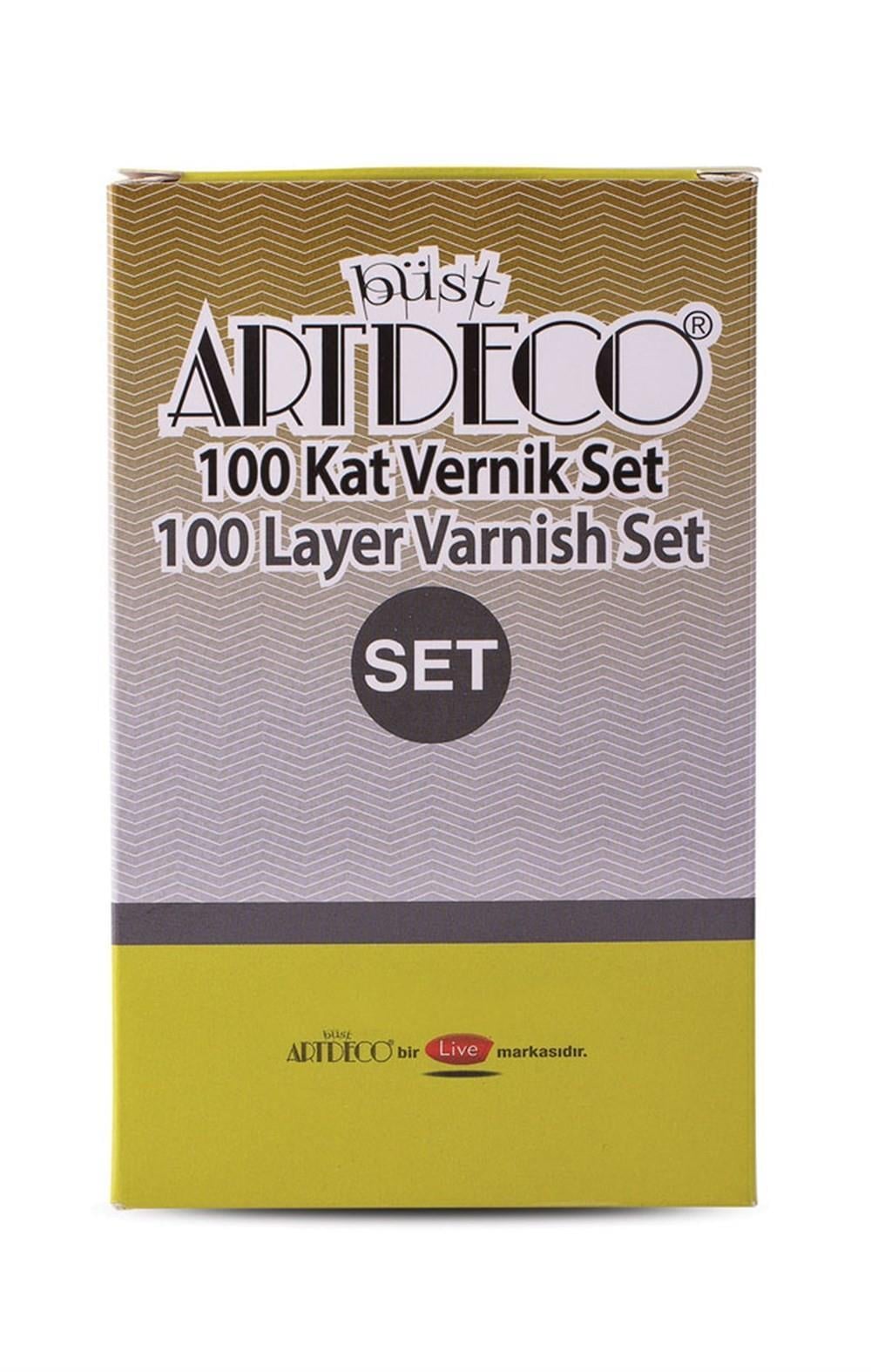 Artdeco 100 Kat Vernik SetiArtdeco 100 Kat Vernik Seti - Kırtasiyem.netVernikler