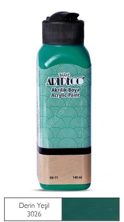Artdeco Akrilik Boya 140 Ml Derin Yeşil 3026Artdeco Akrilik Boya 140 Ml Derin Yeşil 3026 - Kırtasiyem.netAkrilik Boyalar	