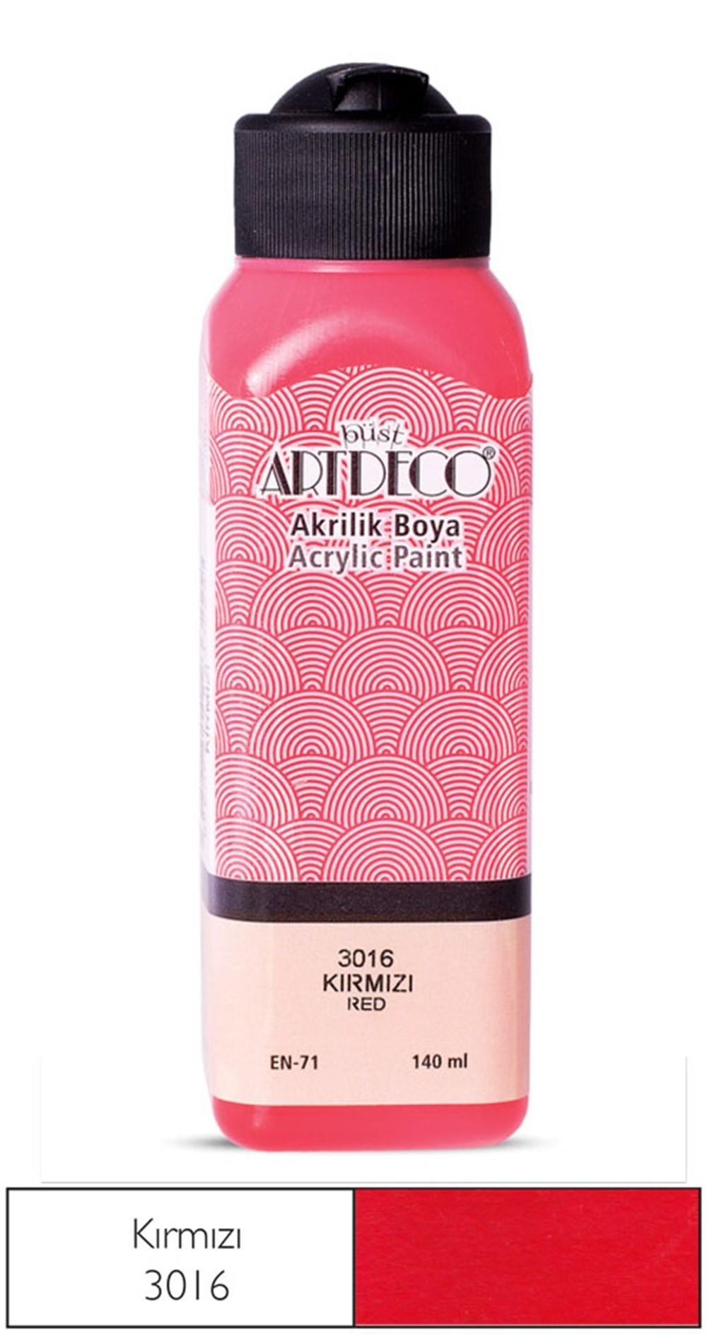 Artdeco Akrilik Boya 140 Ml Kırmızı 3016Artdeco Akrilik Boya 140 Ml Kırmızı 3016 - Kırtasiyem.netAkrilik Boyalar	