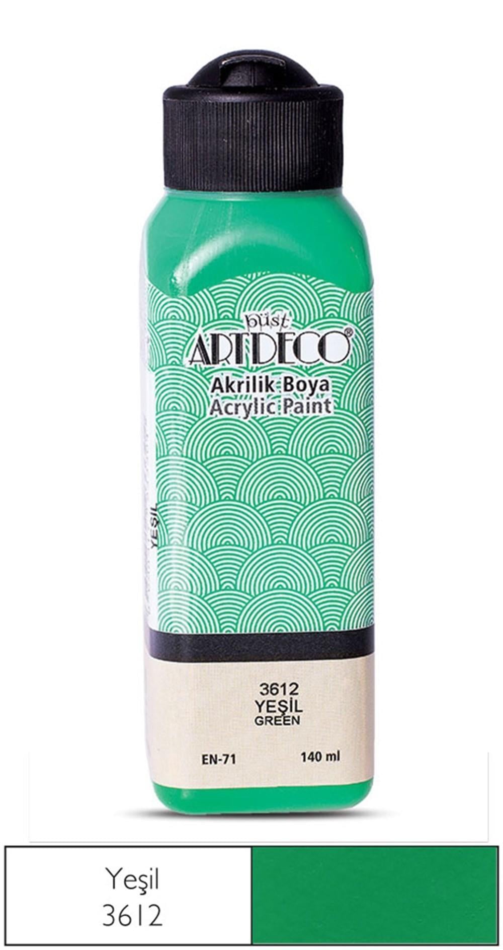 Artdeco Akrilik Boya 140 Ml Yeşil 3612Artdeco Akrilik Boya 140 Ml Yeşil 3612 - Kırtasiyem.netAkrilik Boyalar	