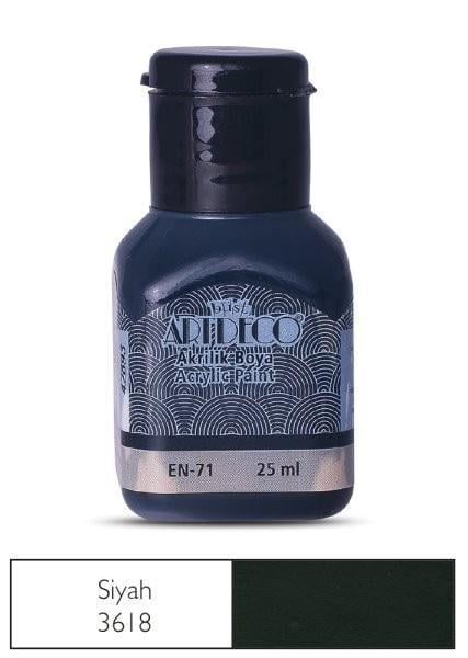 Artdeco Akrilik Boya 25ml Siyah 3618Artdeco Akrilik Boya 25ml Siyah 3618 - Kırtasiyem.netAkrilik Boyalar	