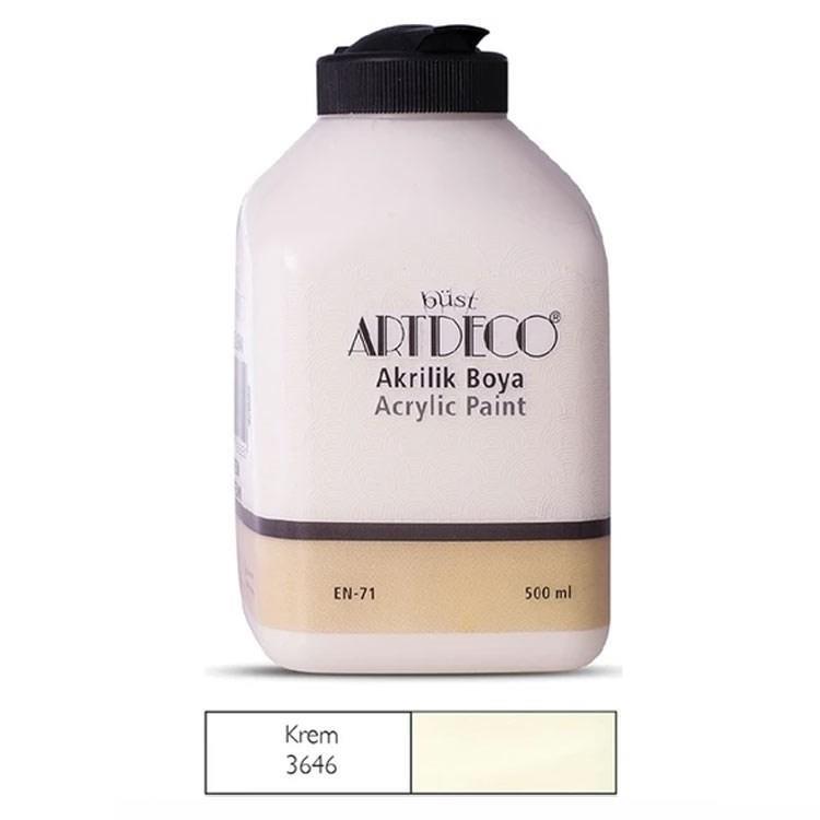 Artdeco Akrilik Boya 500Ml Krem 3646Artdeco Akrilik Boya 500Ml Krem 3646 - Kırtasiyem.netAkrilik Boyalar	