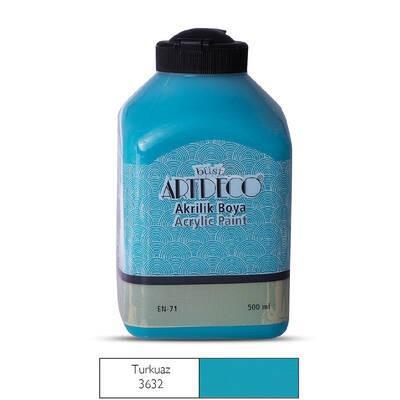 Artdeco Akrilik Boya 500Ml Turkuaz 3632Artdeco Akrilik Boya 500Ml Turkuaz 3632 - Kırtasiyem.netAkrilik Boyalar	