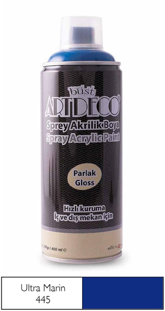Artdeco Akrilik Sprey Boya 400 Ml Ultramarin 445Artdeco Akrilik Sprey Boya 400 Ml Ultramarin 445 - Kırtasiyem.netAkrilik Boyalar	