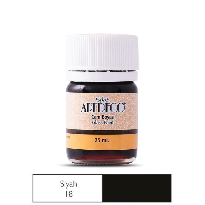 Artdeco Cam Boyası 25 Ml Siyah 18Artdeco Cam Boyası 25 Ml Siyah 18 - Kırtasiyem.netCam Boyaları
