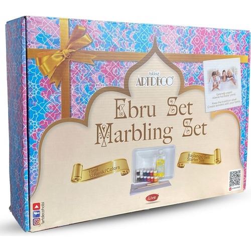Artdeco Ebru Başlangıç Seti (A4 Tekneli) 12X15MlArtdeco Ebru Başlangıç Seti (A4 Tekneli) 12X15Ml - Kırtasiyem.netEbru Boyaları ve Ürünleri