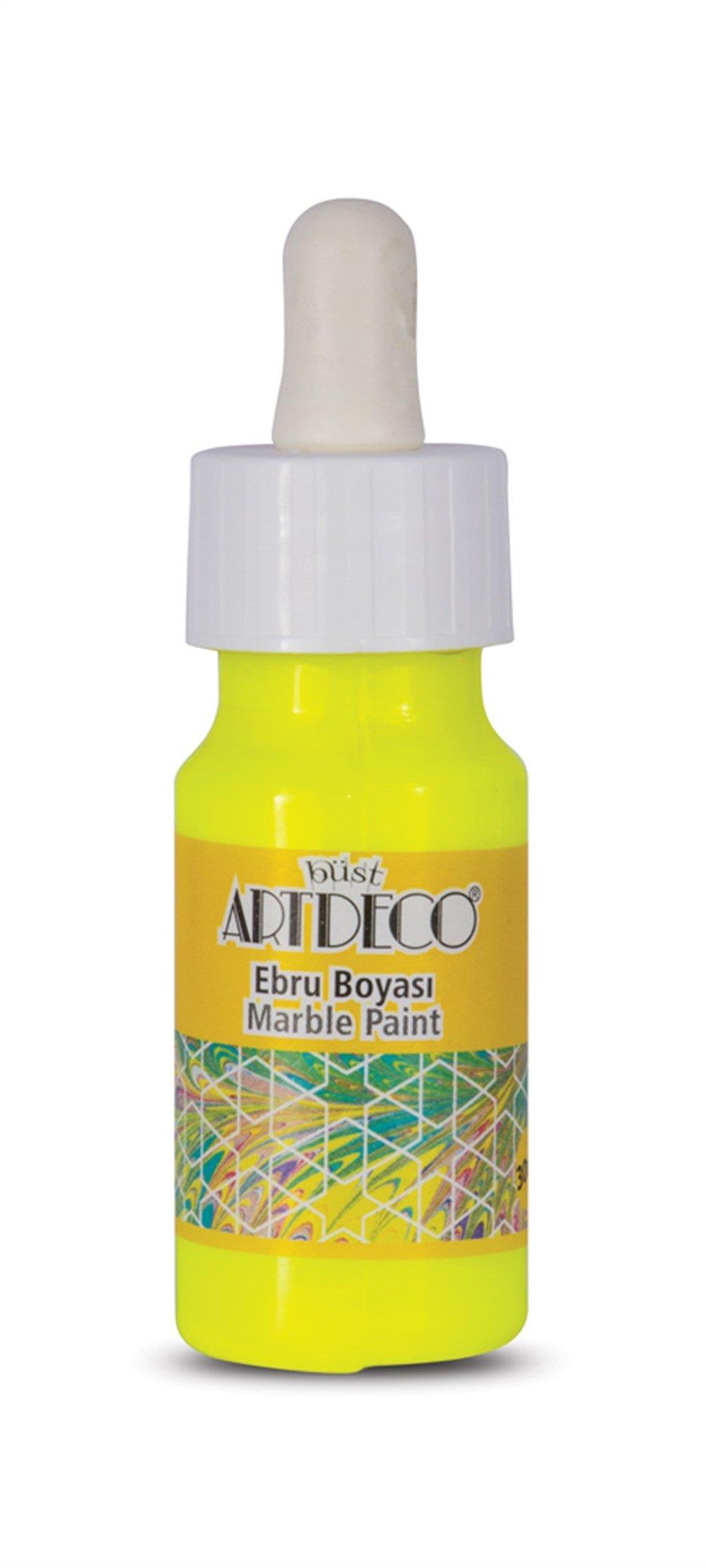 Artdeco Ebru Boyası 30ml (Damlalıklı) Neon Sarı 91Artdeco Ebru Boyası 30ml (Damlalıklı) Neon Sarı 91 - Kirtasiyem.netDiğer Fırçalar