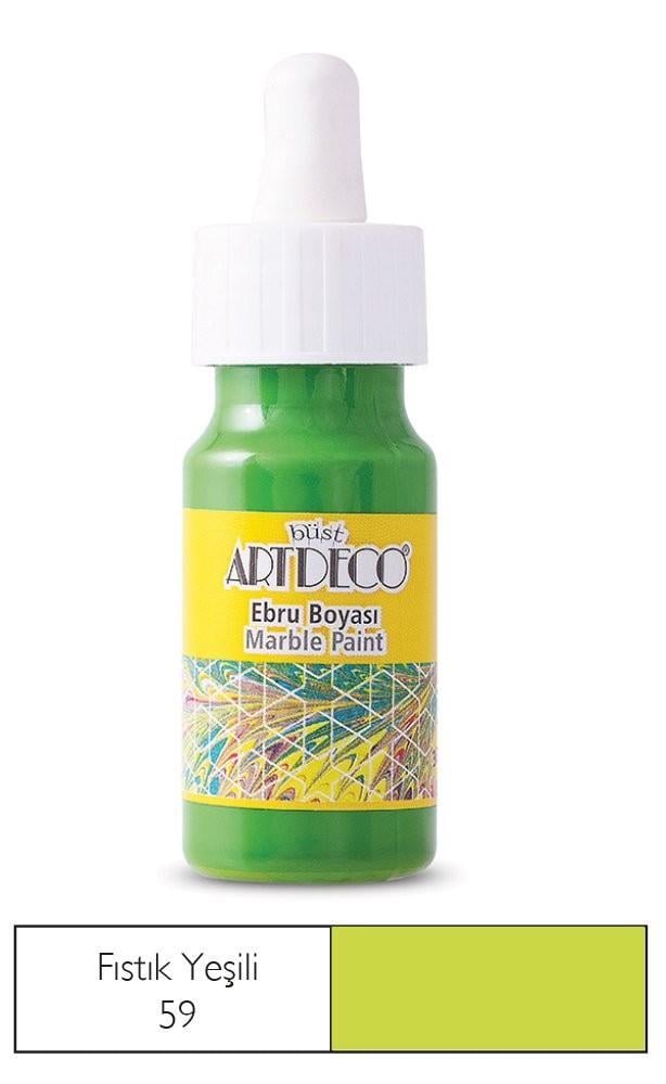 Artdeco Ebru Boyası 30Ml Fıstık Yeşili 59Artdeco Ebru Boyası 30Ml Fıstık Yeşili 59 - Kırtasiyem.netEbru Boyaları ve Ürünleri