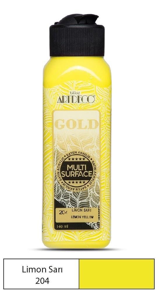 Artdeco Gold Multi-Surface Akrilik Boya 140ml Limon Sarı 204Artdeco Gold Multi-Surface Akrilik Boya 140ml Limon Sarı 204 - Kırtasiyem.netAkrilik Boyalar	