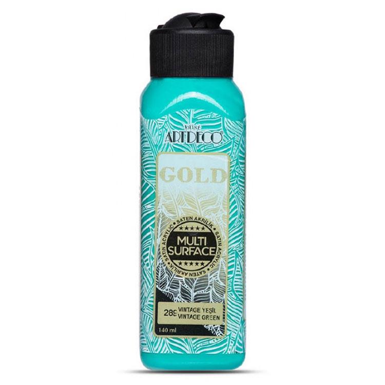 Artdeco Gold Multi-Surface Akrilik Boya 140ml Vintage Yeşil 289Artdeco Gold Multi-Surface Akrilik Boya 140ml Vintage Yeşil 289 - Kırtasiyem.netAkrilik Boyalar	