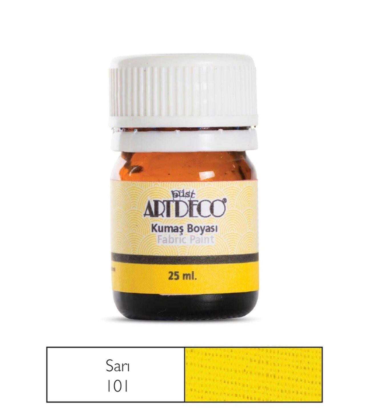Artdeco Kumaş Boyası 25 Ml Sarı 101Artdeco Kumaş Boyası 25 Ml Sarı 101 - Kırtasiyem.netKumaş Boyaları