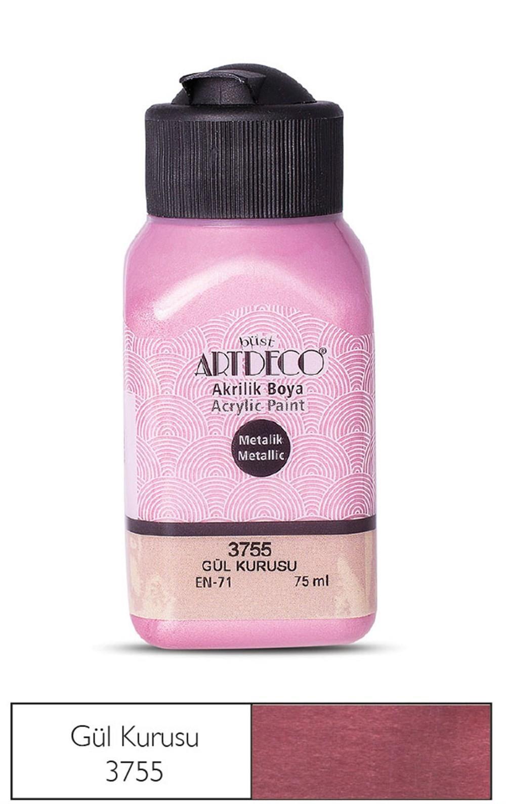 Artdeco Metalik Akrilik Boya 75 Ml Gül Kurusu 3755Artdeco Metalik Akrilik Boya 75 Ml Gül Kurusu 3755 - Kırtasiyem.netAkrilik Boyalar	