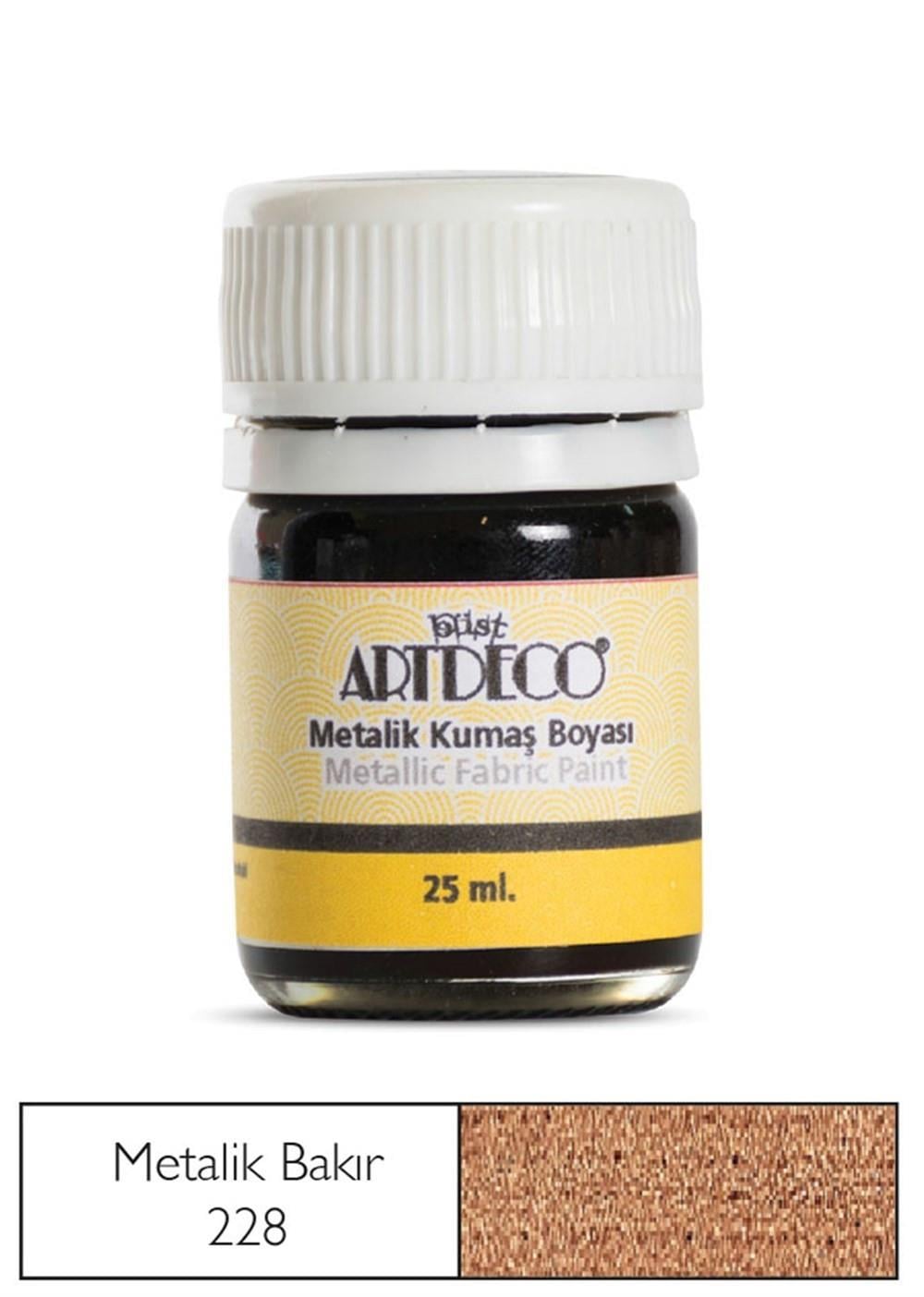 Artdeco Metalik Kumaş Boyası 25 Ml Bakır 228Artdeco Metalik Kumaş Boyası 25 Ml Bakır 228 - Kırtasiyem.netKumaş Boyaları
