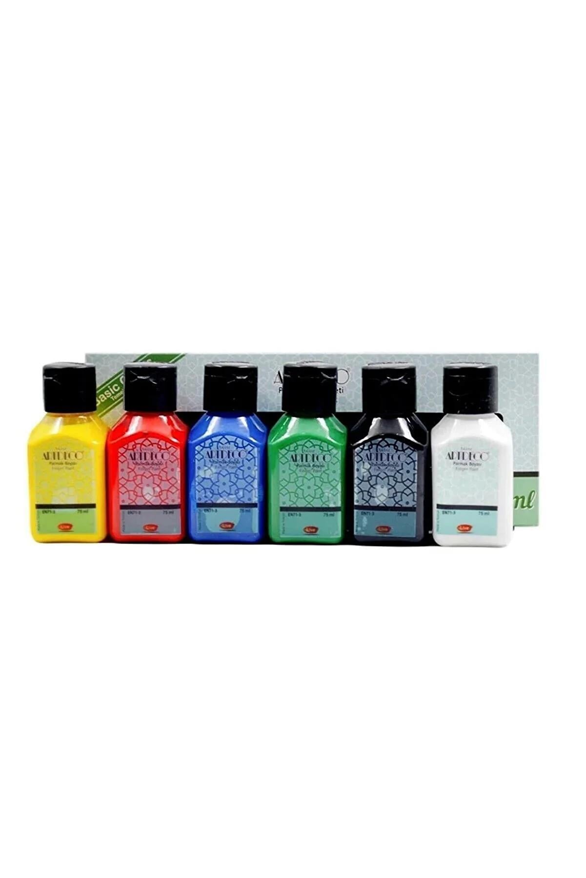 Artdeco Parmak Boyası Seti 6X75Ml Temel Renkler