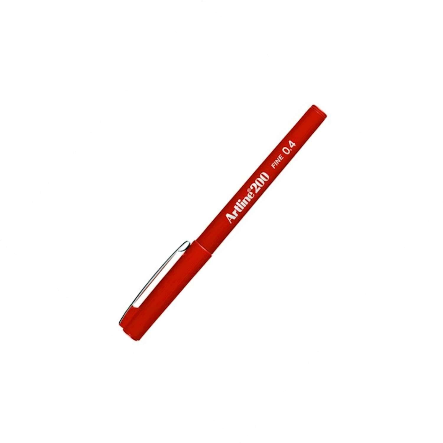 Artline 200N Fine Keçe Uçlu Yazı Kalemi Uç:0,4mm Koyu KırmızıArtline 200N Fine Keçe Uçlu Yazı Kalemi Uç:0,4mm Koyu Kırmızı - Kirtasiyem.netDövme Kalemleri