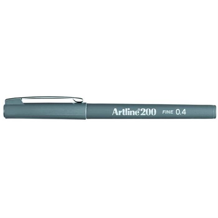 Artline 200N Fine Keçe Uçlu Yazı Kalemi Uç:0,4mm GriArtline 200N Fine Keçe Uçlu Yazı Kalemi Uç:0,4mm Gri - Kirtasiyem.netDövme Kalemleri