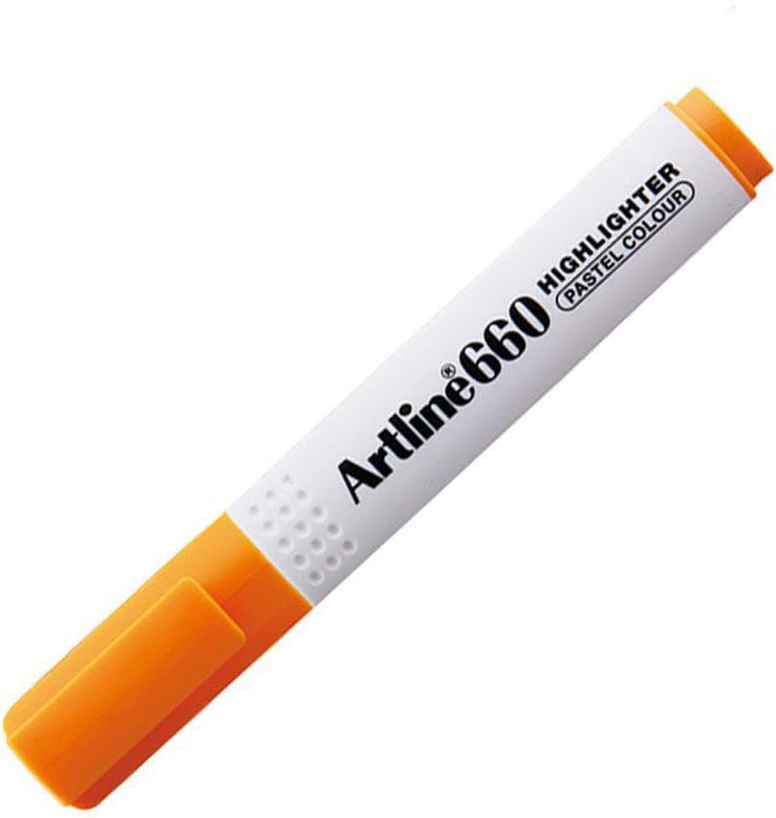 Artline 660 Fosforlu Kalem Kesik Uç:1,0-4,0mm Pastel OrangeArtline 660 Fosforlu Kalem Kesik Uç:1,0-4,0mm Pastel Orange - Kirtasiyem.netFosforlu Kalemler