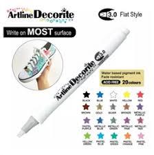 Artline Decorite Chisel Type Kesik Uçlu Marker BlackMarkörler