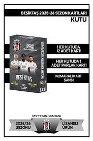 Asepto Beşiktaş 2025-26 Sezon Kartları - KutuKart Oyunları
