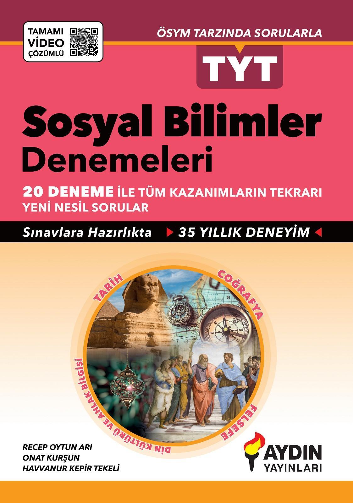 Aydın TYT Sosyal Bilimler 20 DenemeAydın TYT Sosyal Bilimler 20 Deneme - Kirtasiyem.netTYT