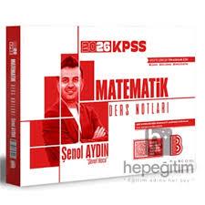 Benim Hocam - 2026 KPSS Matematik Ders NotlarıKPSS Hazırlık