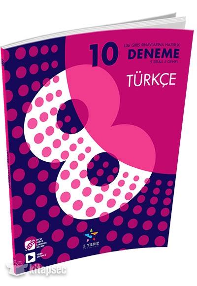 Beş yıldız  8. Sınıf Türkçe Deneme 10 LuBeş yıldız  8. Sınıf Türkçe Deneme 10 Lu - Kirtasiyem.net8.Sınıf