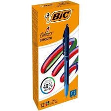 Bic 4 Colours Tükenmez Kalem Smooth B12 Drop