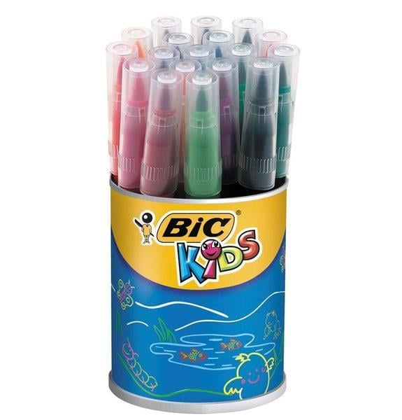 Bic Keçeli Boya Kalemi 18 Li Visa Fırça Uçlu 1121 828965Bic Keçeli Boya Kalemi 18 Li Visa Fırça Uçlu 1121 828965 - Kırtasiyem.netKeçeli Kalemler