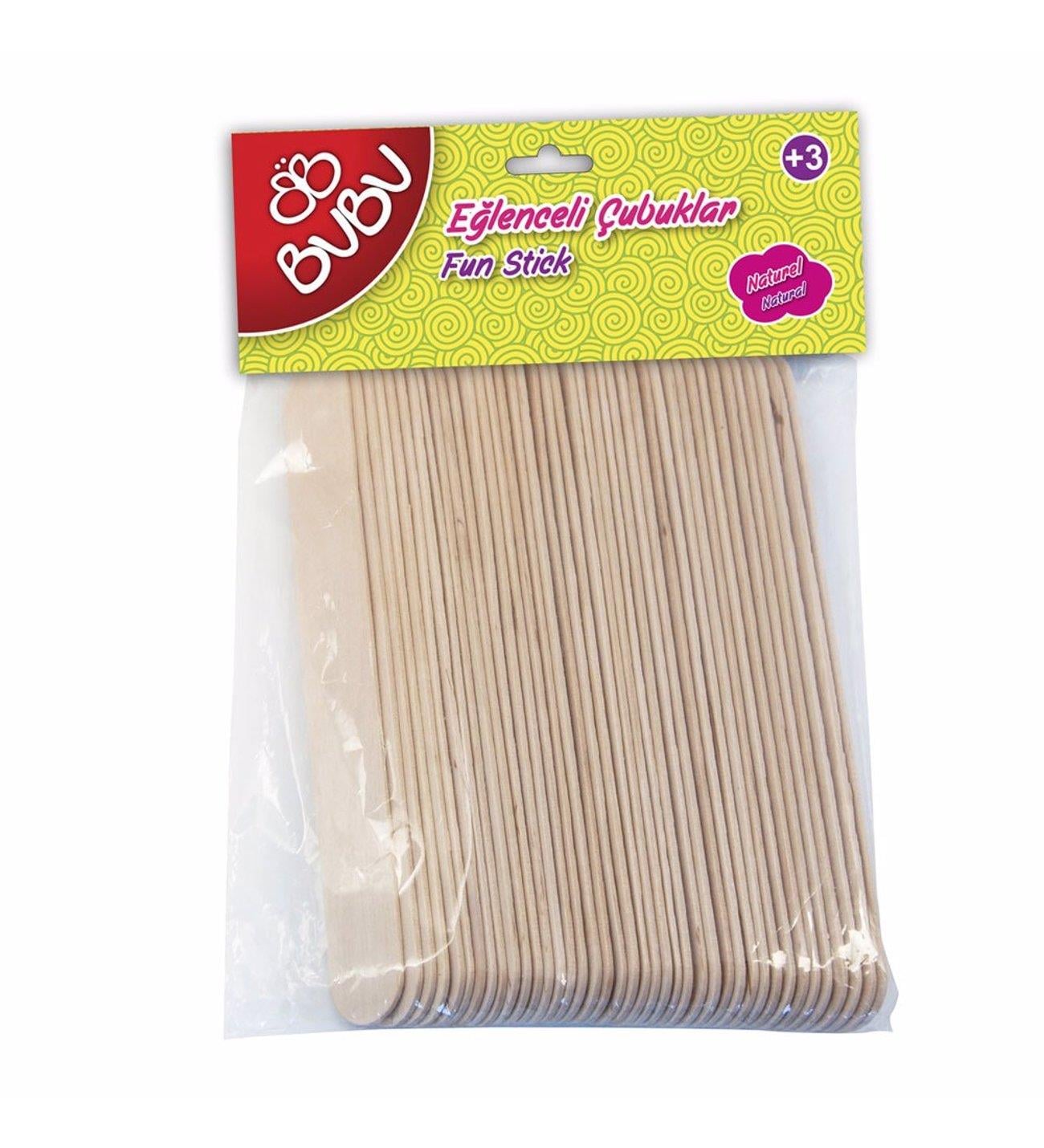Bu-Bu Eğlenceli Çubuklar Naturel 15X1,8Cm 40Lı Uzu Bubu-Hs0013Bu-Bu Eğlenceli Çubuklar Naturel 15X1,8Cm 40Lı Uzu Bubu-Hs0013 - Kirtasiyem.netDiğer Oyuncak Ürünleri