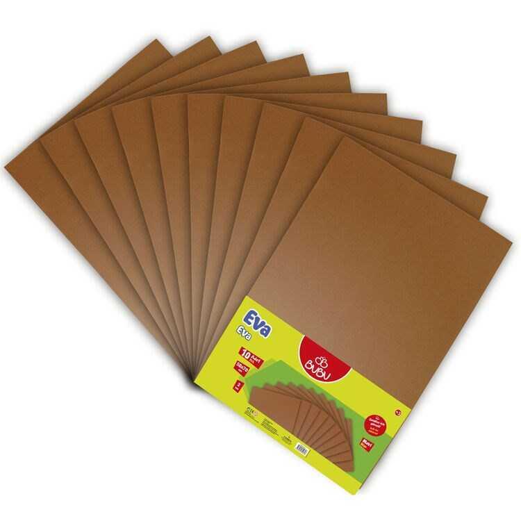 Bu-Bu Eva 50X70 Simli Kahverengi Bubu-Ev0029 (1 Adet)Bu-Bu Eva 50X70 Simli Kahverengi *10 Bubu-Ev0029 - Kirtasiyem.netEvalar