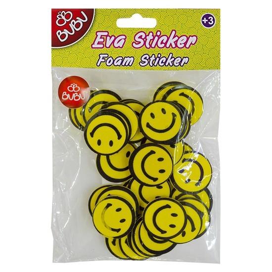 Bu-Bu Eva Sticker Gülen Yüz OrtaBu-Bu Eva Sticker Gülen Yüz Orta - Kirtasiyem NetStickerlar