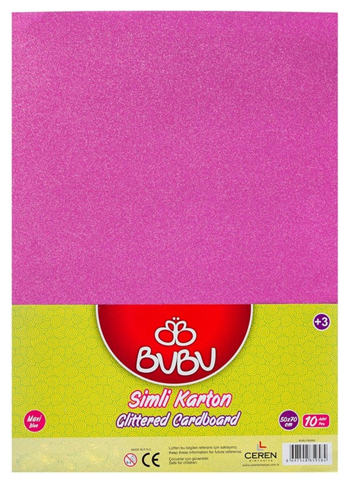 Bu-Bu Fon Kartonu Simli 50x70 Pembe Bubu-Fk0011 (1 ADET)Bu-Bu Fon Kartonu Simli 50X70 Pembe *10 Bubu-Fk0011 - Kirtasiyem.netSimli Fon Kartonu