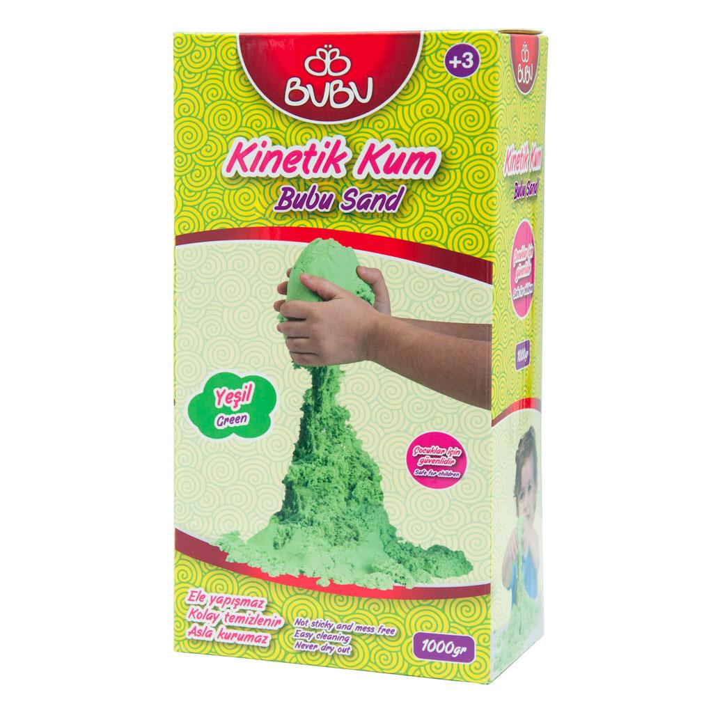 Bu-Bu Kinetik Kum 1000 Gr YeşilBu-Bu Kinetik Kum 1000 Gr Yeşil - Kirtasiyem.netKinetik Kum