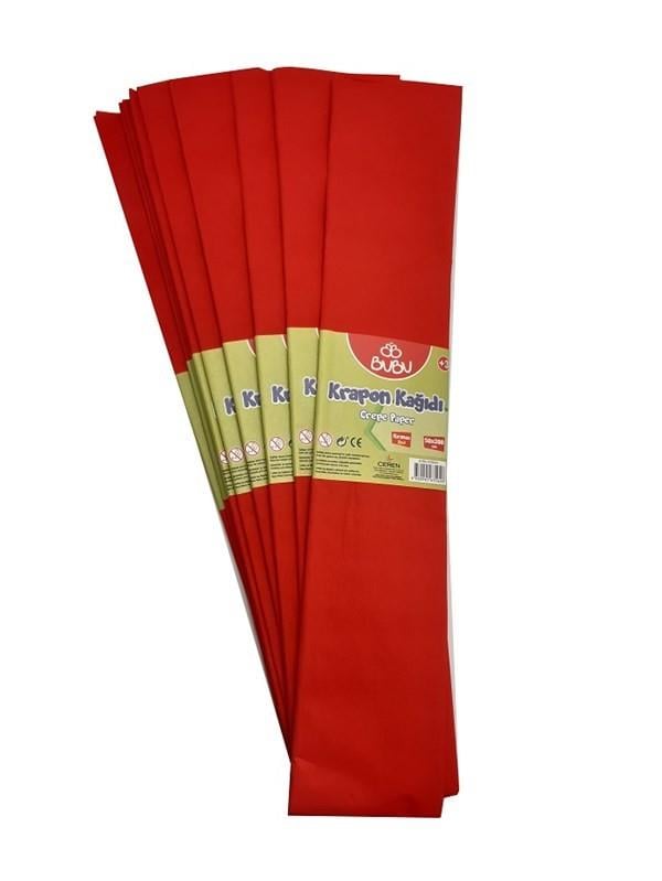 Bu-Bu Krapon Kağıdı Kırmızı Bubu-Kr0004 (1 ADET)Bu-Bu Krapon Kağıdı Kırmızı *10 Bubu-Kr0004 - Kirtasiyem.netKrapon Kağıtları