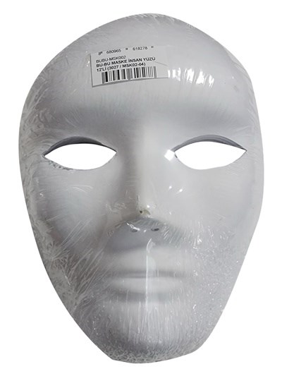 Bu-Bu Maske İnsan Yüzü (3027) Bubu-Msk002Bu-Bu Maske İnsan Yüzü (3027) BUBU-MSK002 - Kirtasiyem.netMaskeler