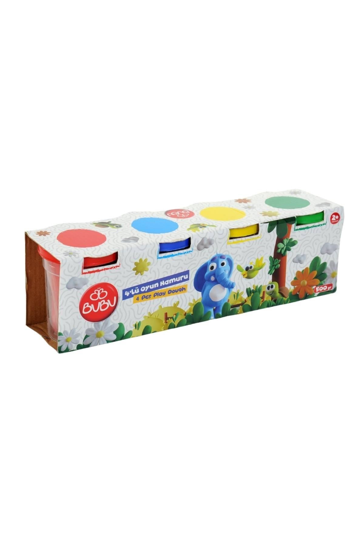 Bu-Bu Oyun Hamuru 4'Lü 500 Gr. BUBU-OH0003Bu-Bu Oyun Hamuru 4'Lü 500 Gr. BUBU-OH0003 - Kirtasiyem.netOyun Hamurları