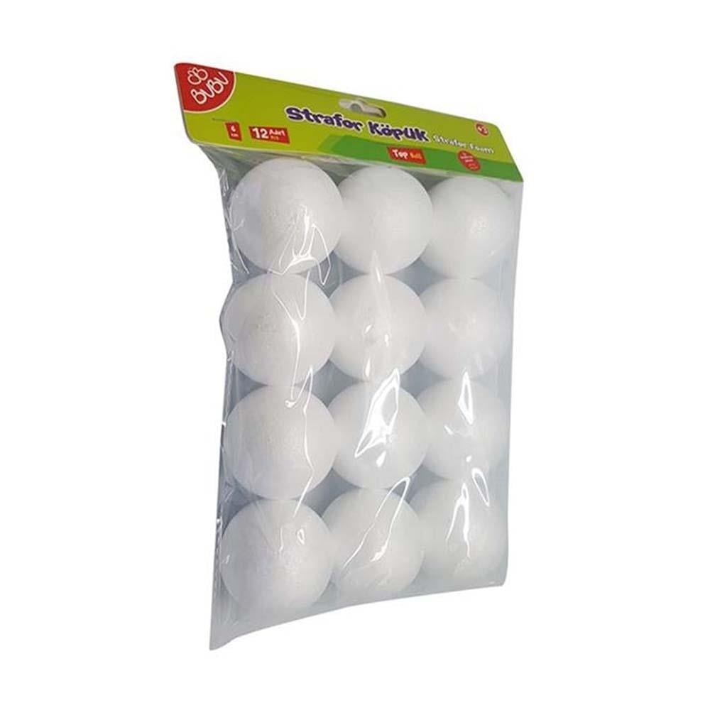 Bu-Bu Strafor Köpük Top 5 Cm. 12'Li Bubu-Kp0003Bu-Bu Strafor Köpük Top 5 Cm. 12'Li Bubu-Kp0003 - En Kaliteli Köpük Ürünleri | Kırtasiyem.netKöpük