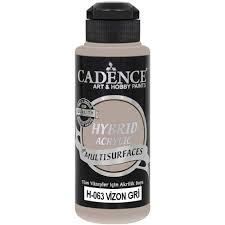 Cadence Hybrıd Akrilik Multısurfaces 120 Ml Vizon GriAkrilik Boyalar	