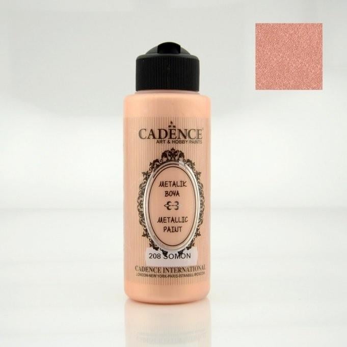 Cadence Metalik 120 Ml Somon 208Cadence Metalik 120 Ml Somon 208 - Kırtasiyem.netAkrilik Boyalar	