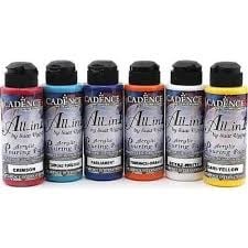 Cadence Pouring Effect Medium 6'lı Set (ALL IN 1)Akrilik Boyalar	