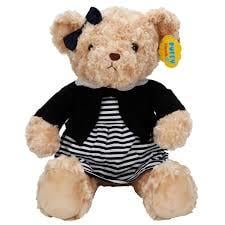 Can Toys Peluş 37 Cm.Ayı ( Teddy Befır Kıyafeti)Peluş Oyuncaklar