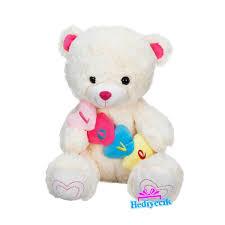 Can Toys Peluş Ayı Oturan Kalpli 48Cm. 8Peluş Oyuncaklar