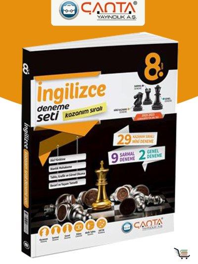 Çanta 8. Sınıf İngilizce Deneme SetiÇanta 8. Sınıf İngilizce Deneme Seti - Kirtasiyem.net8.Sınıf